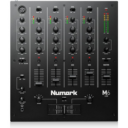 NUMARK M6 USB - 4 CHANNEL MIXER USB with XLR output