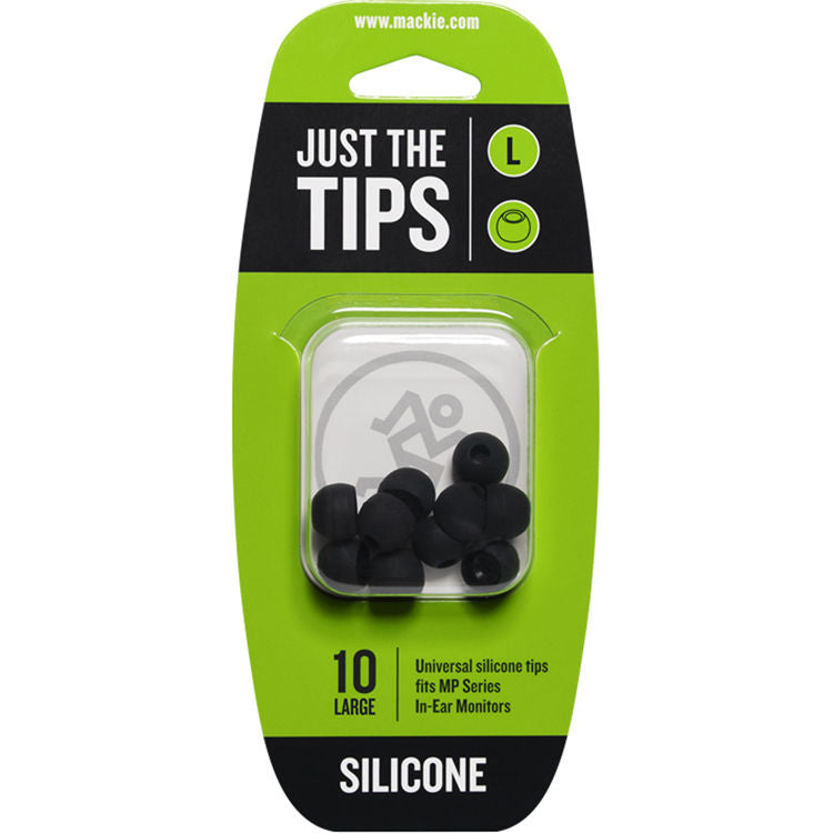 MACKIE MP Series Large Silicone Black Tips Kit