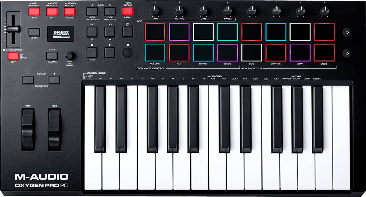 M-AUDIO OXYGEN PRO25 - 25 Notes USB MIDI controler