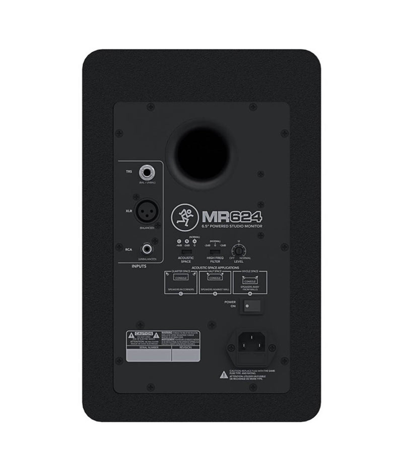 MACKIE MR624 - 65w, 6.5” Powered Studio Monitor.