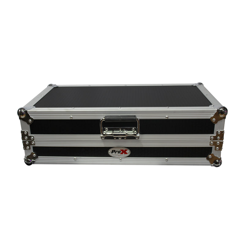 PROX-X-MXTPRO3 LT DJ Controller Road Case - Flight Case for Numark MixTrack 3 Pro 3 and Platinum Digital Controller W-Laptop Shelf