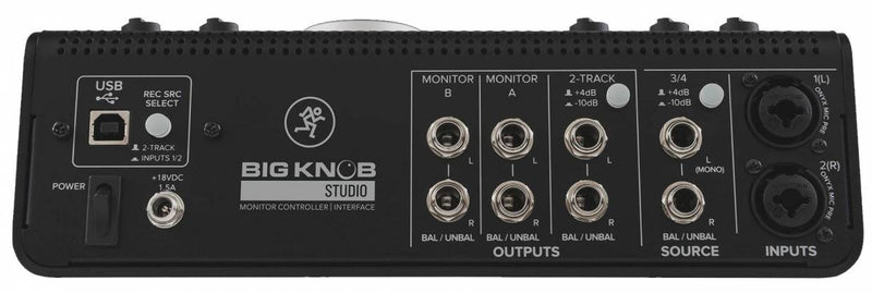 MACKIE BIG KNOB STUDIO - Monitor control 2x2 USB recording interface