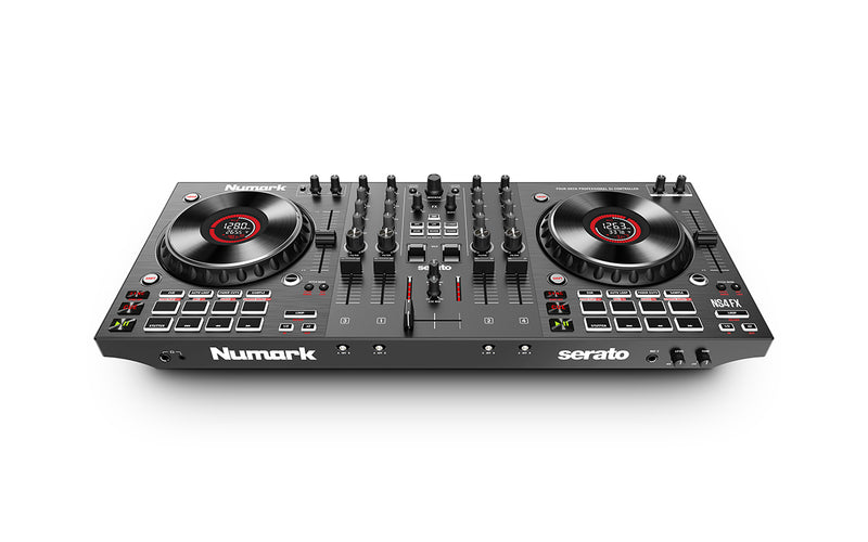 Numark NS4FX - SERATO 4 channel DJ controller with dedicated volume faders
