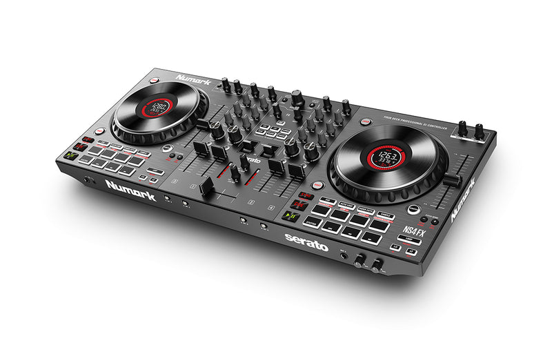 Numark NS4FX - SERATO 4 channel DJ controller with dedicated volume faders
