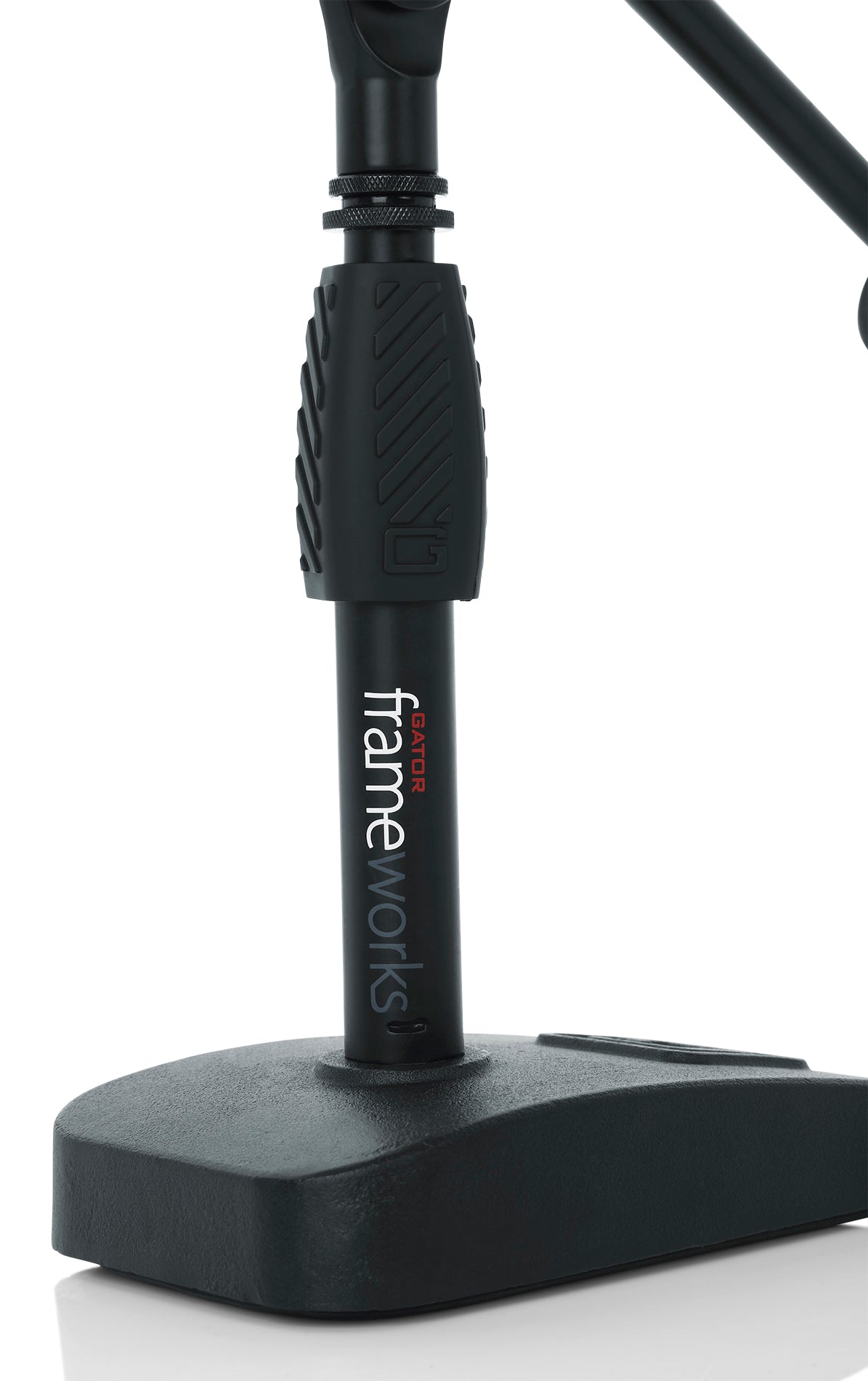 GATOR GFW-MIC-0822 Bass Drum, Amp and Desktop Mic Stand with Telescoping Boom.