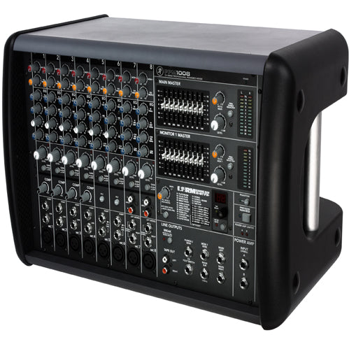 MACKIE PPM1008 - 8-CHANNEL 1600W POWERED MIXER WITH FX