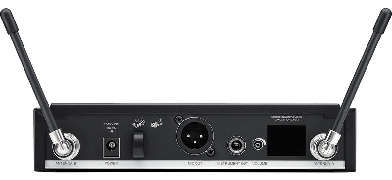 Shure BLX4R-H9 (512-542 MGH) - Wireless Diversity Receiver with PS23 & 1/4 Wave Antennas