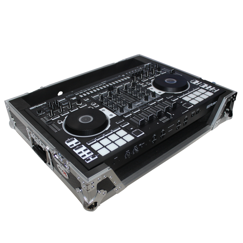 PROX-XS-DJ808W - Flight Case for Roland DJ-808 or Denon MC7000 Digital Controller W-Wheels