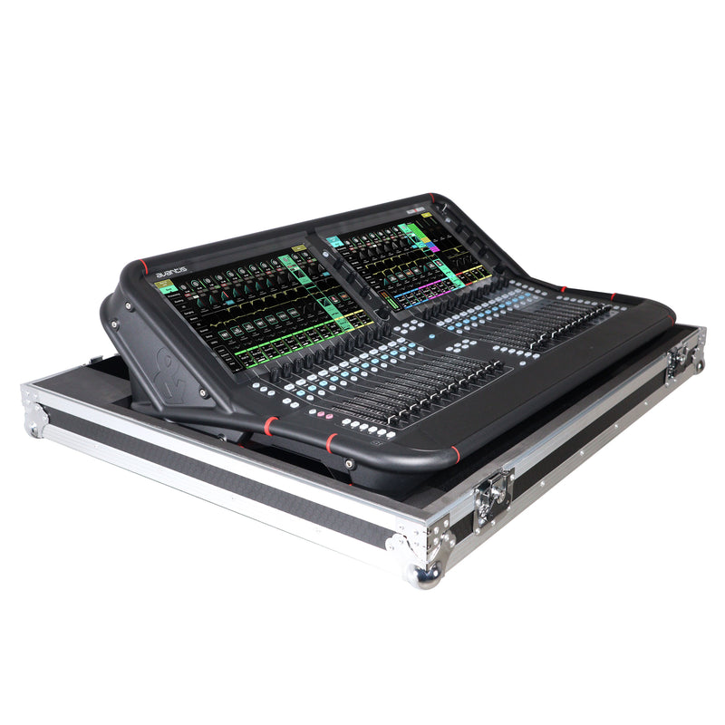 PROX-XS-AHAVANTIS W - Fits Allen & Heath AVANTIS Digital Mixer Console Flight Case w Low Profile Wheels