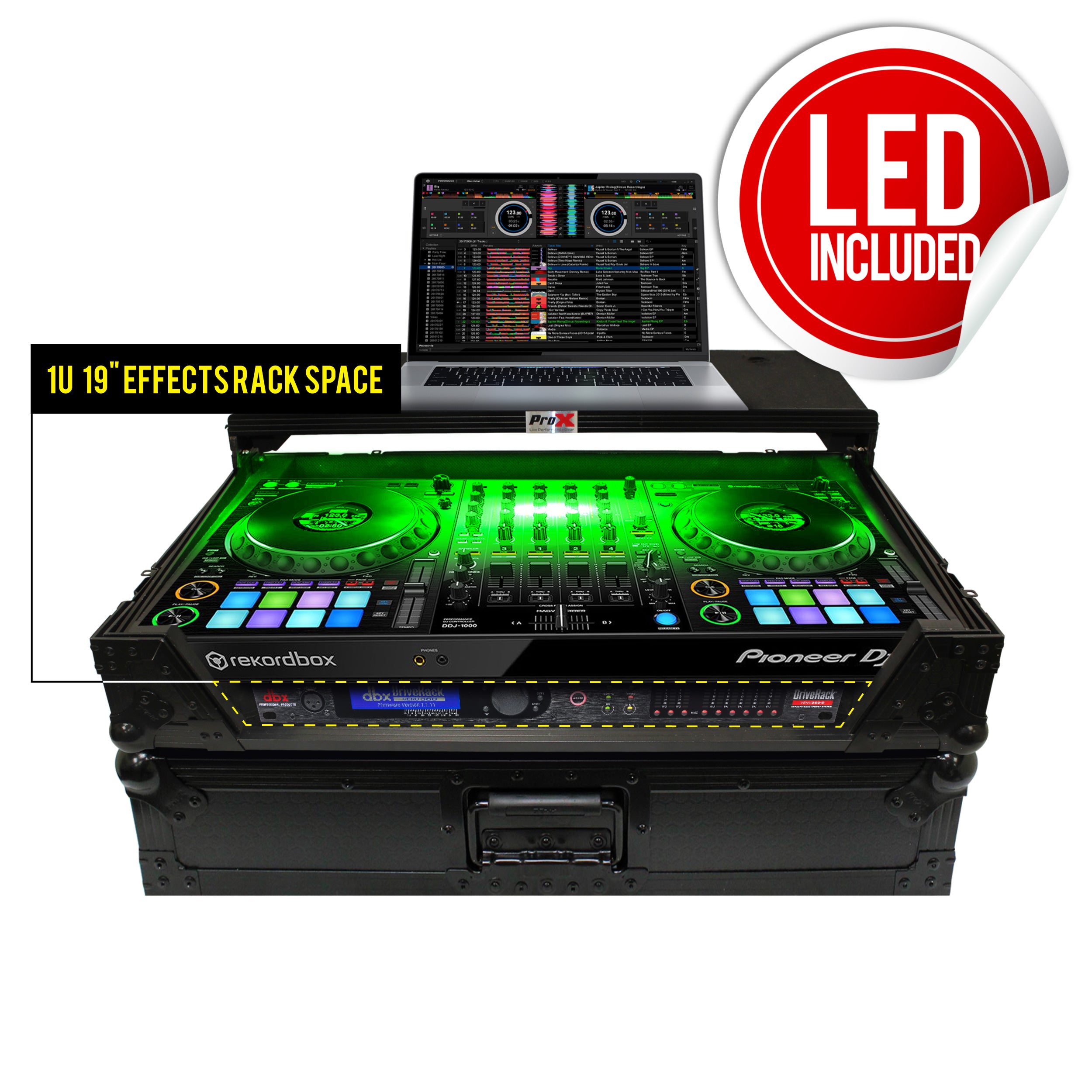 PROX-XS-DDJ1000 W DJ Controller Road Case