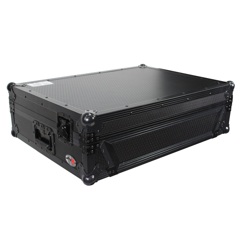 PROX-XS-PRIME4 WBL - Flight Case for Denon Prime 4 Standalone DJ System with Wheels | Black on Black