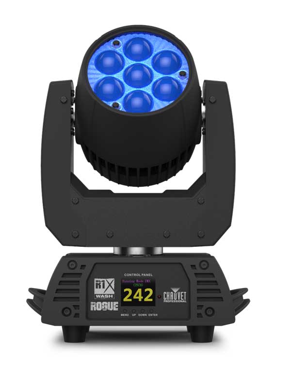 CHAUVET PRO ROGUE-R1X-WASH - excellent color rendering and stunning visual effects - Chauvet Professional ROGUE-R1X-WASH LED Moving Head