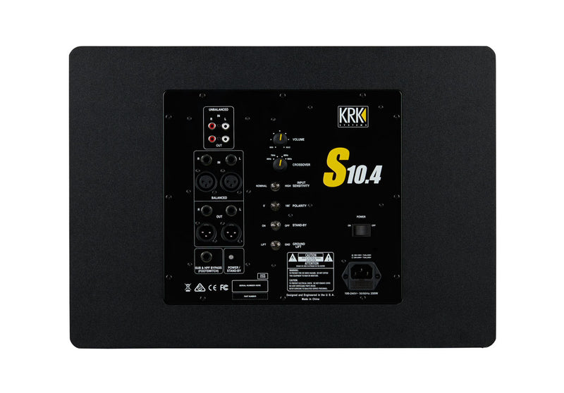 KRK S10.4 - Studio powered Subwoofer 10''