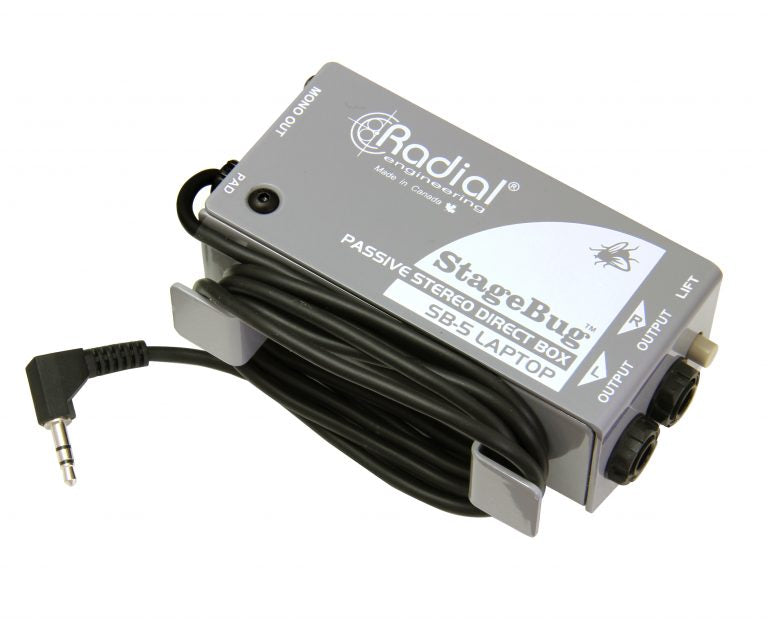 RADIAL STAGEBUG SB5 - Passive Stereo Direct Box For Laptops & Mobile Devices