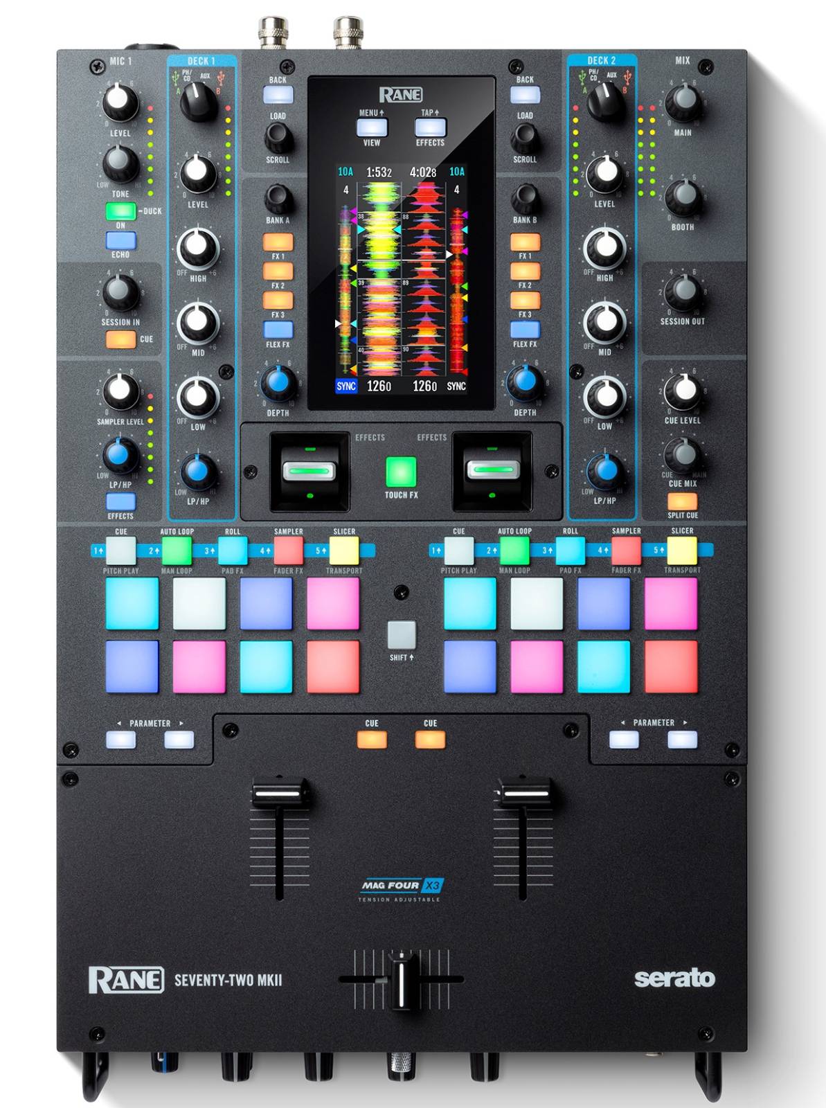 RANE SEVENTY-TWO MKII - Dj Mixer with touchscreen