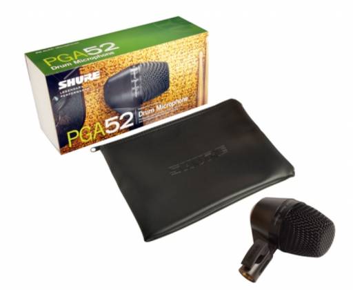 SHURE PGA52-LC - Cardioid swivel-mount dynamic kick drum microphone.