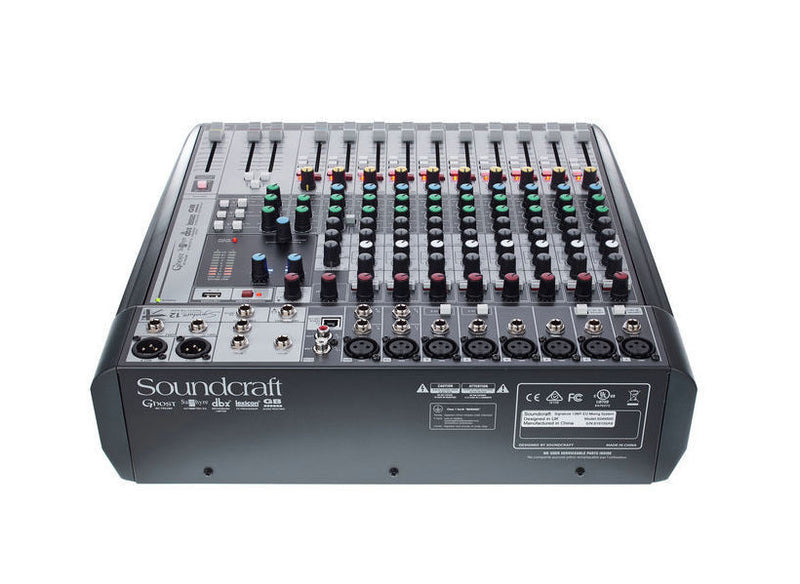 SOUNDCRAFT SIGNATURE-12MTK - Multi-track USB analog 12 inputs mixer