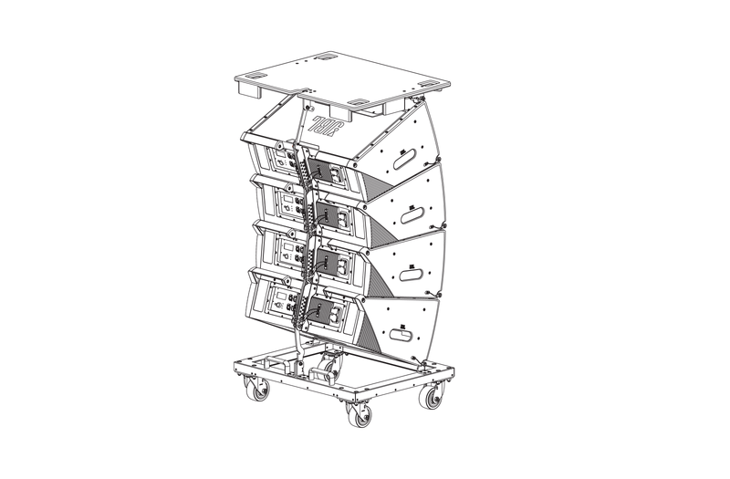 JBL SRX910LA-VT - Vertical transport cart for (4) SRX910LA