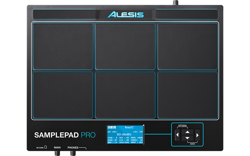 ALESIS SAMPLEPADPRO - Pad Percussion and Sample-Triggering Instrument