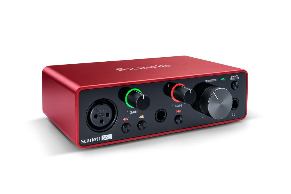 FOCUSRITE Scarlett Solo 3rd Gen replaced by: Focusrite Scarlett Solo 4th Gen USB Audio Interface)