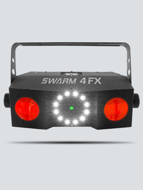 CHAUVET SWARM4FX Led FX - Chauvet DJ SWARM 4 FX LED DMX Three-In-One Moonflower Laser Strobe Effects Light