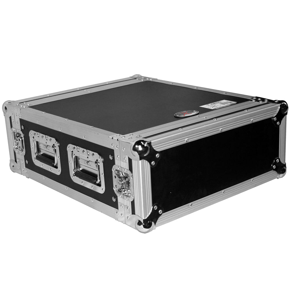 PROX-T-4RSS Road Case - 4U Space Amp Rack Mount ATA Style Flight Case 19 In. Depth