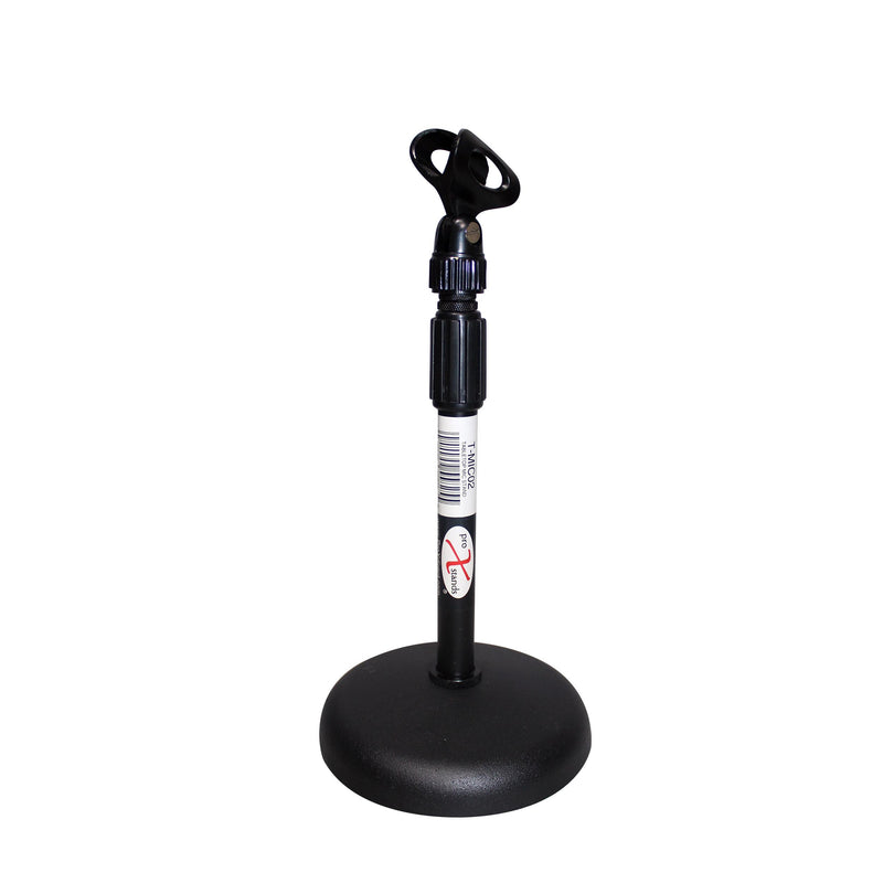 PROX-T-MIC02 Microphone Stand - Desktop Microphone Stand with 6" Round Base