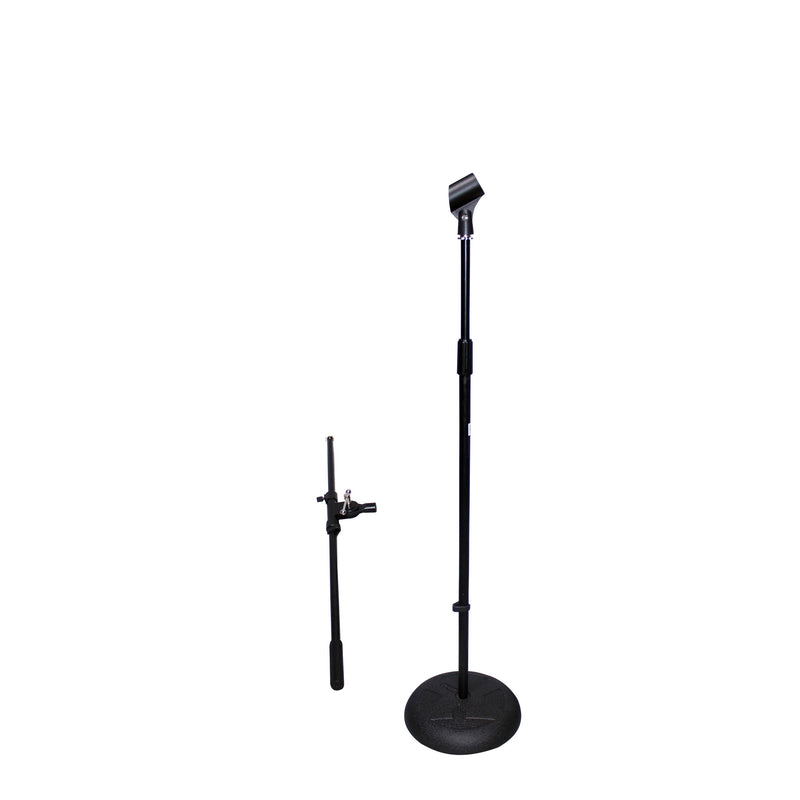 PROX-T-MIC06 Microphone Stand - Round Base Microphone Stand W/Boom