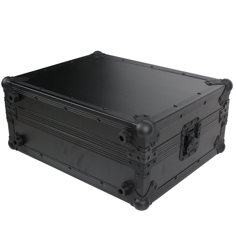 PROX-T-TTBL Turntable Case - Flight Case for Turntable - Universal W-Foam Kit | Black on Black