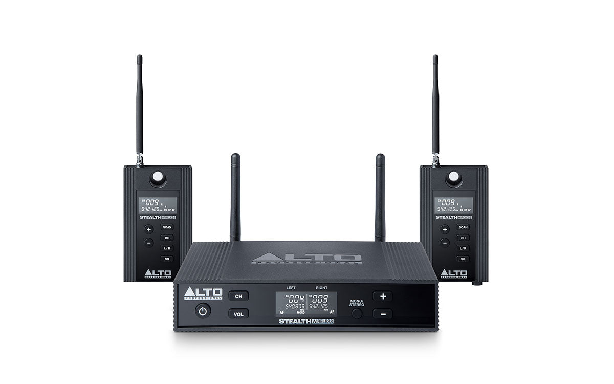 ALTO STEALTHMK11 - 2-CHANNEL UHF WIRELESS SYSTEM FOR POWERED SPEAKERS
