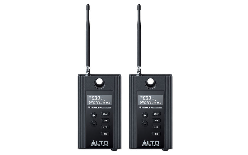ALTO STEALTHMK11 - 2-CHANNEL UHF WIRELESS SYSTEM FOR POWERED SPEAKERS