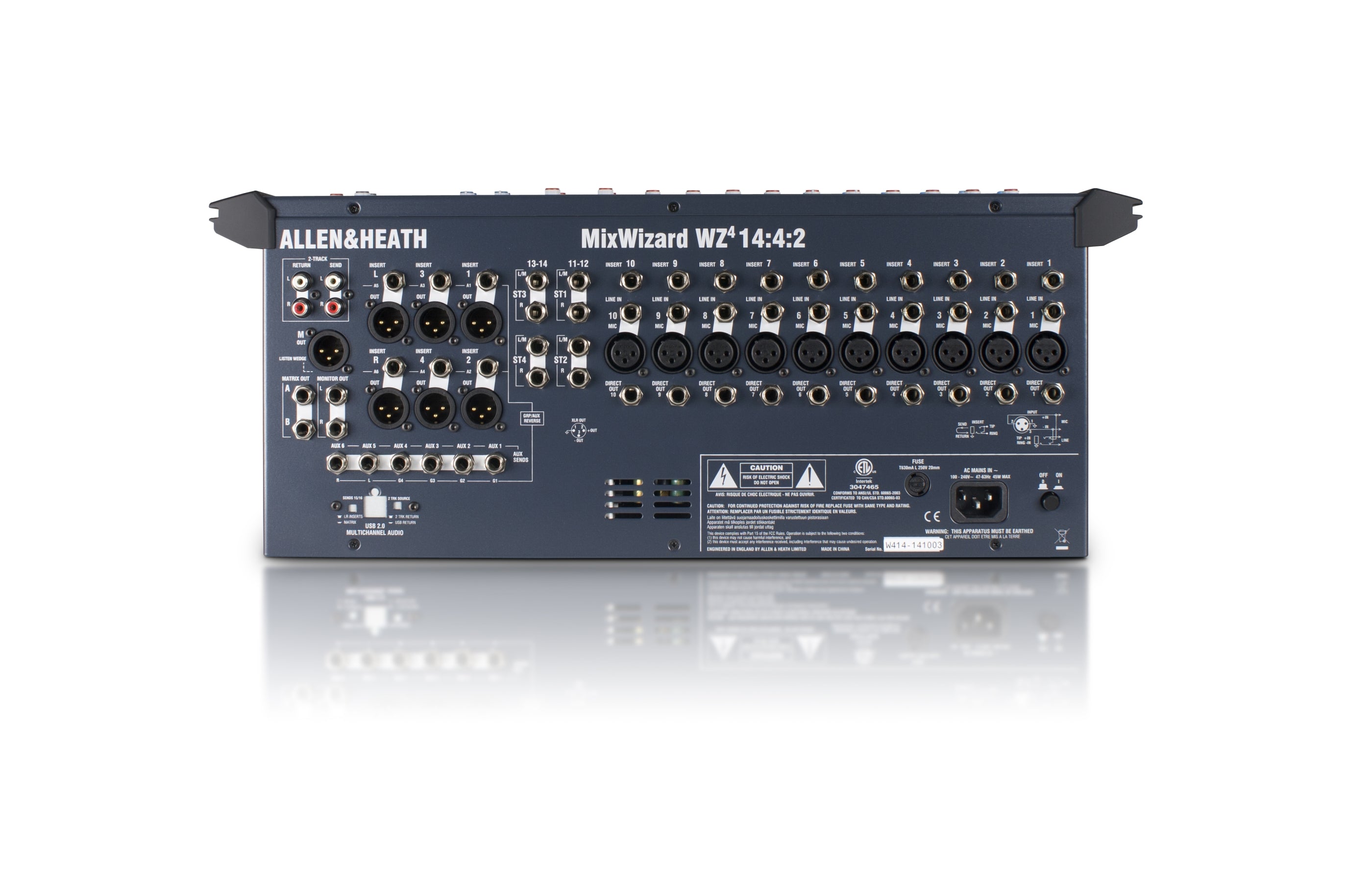 ALLEN & HEATH WZ4 1442 - 14 X 4 Rackmoutable mixer