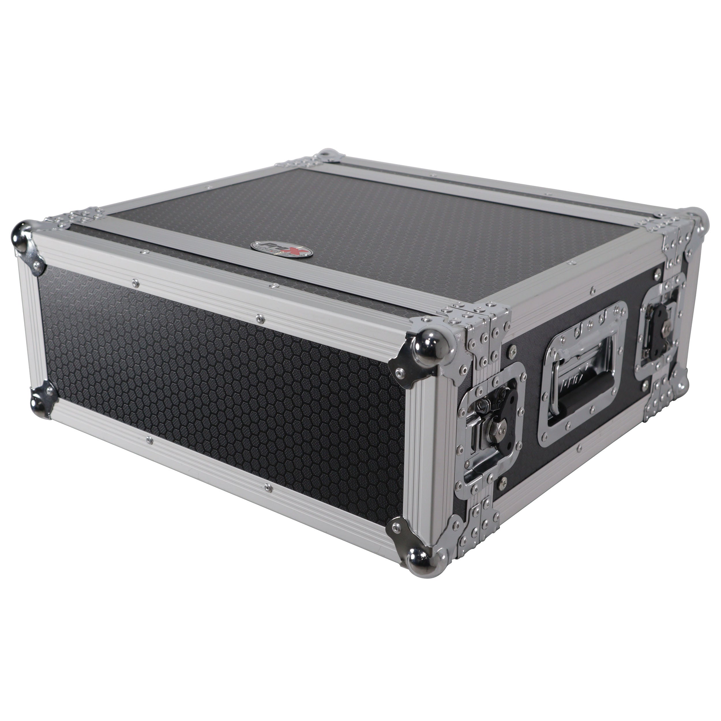 PROX-X-4UE Road Case - 4U Deluxe Effects Rack 14" Deep Rail to Rail W/Handles