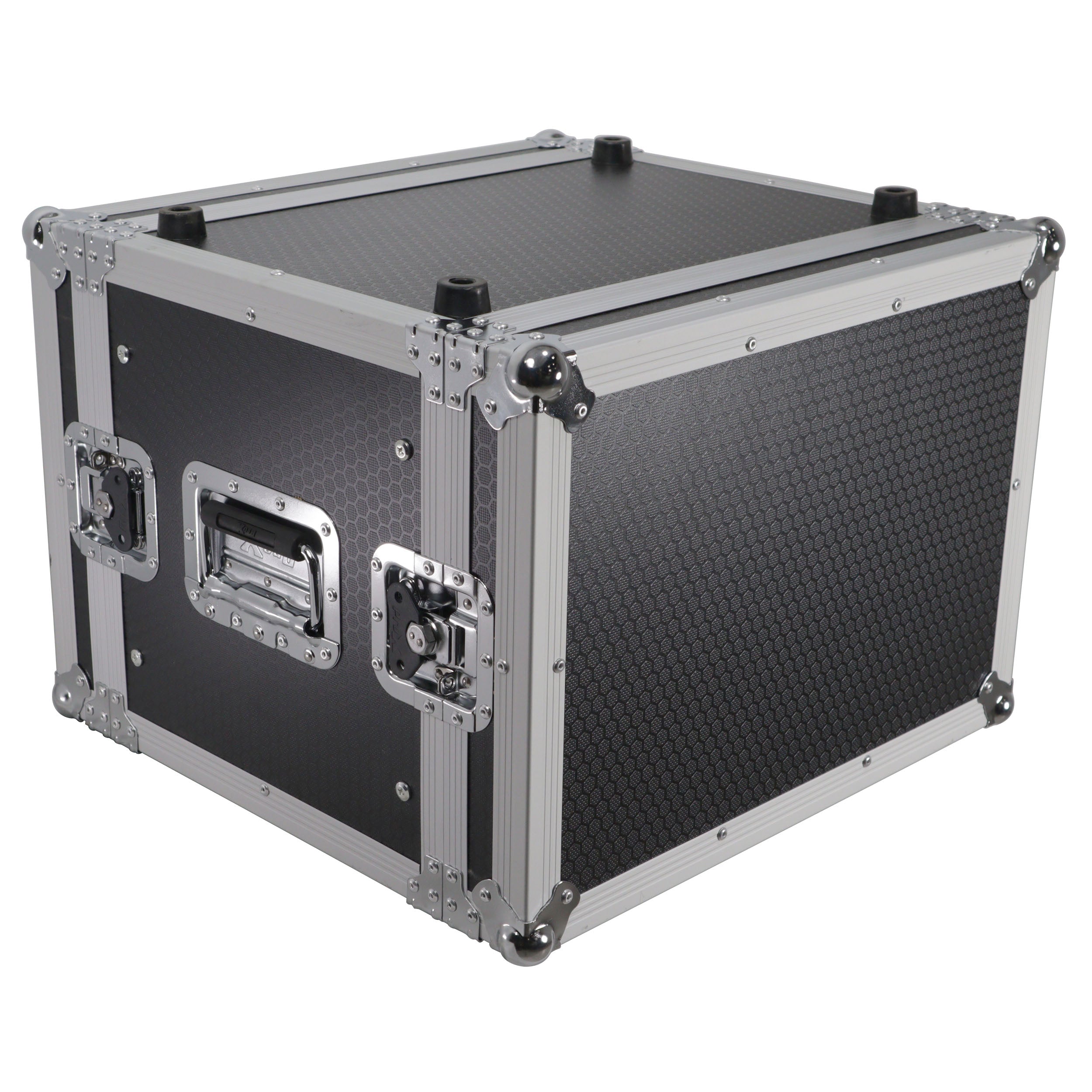 PROX-X-8UE Road Case - 8U Deluxe Effects Rack Case 14 In Deep Rail to Rail