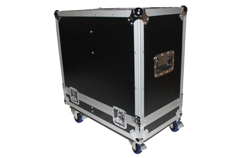 PROX-X-QSC-K10 Speaker Road Case - ProX ATA style Flight Case for 2x QSC K10 or K10.2 Speakers