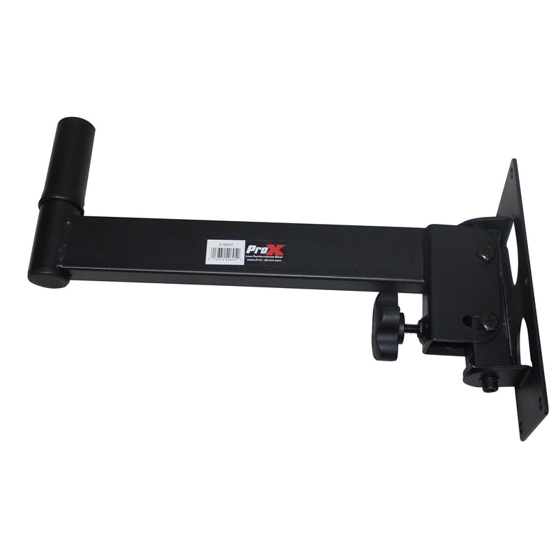 PROX-X-SM33 Speaker Mounting Braket - Adjustable Wall Mounted Speaker Bracket - Black