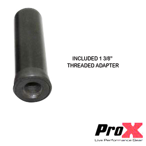 PROX-X-SPAM20 Speaker Pole - 20mm Threaded Deluxe Subwoofer Pole Mount | W-1 3/8 In. Threaded Adapter