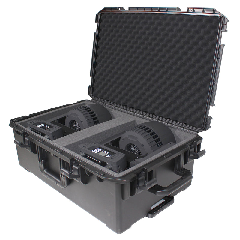 PROX-XM-1101HW Watertight Case - VaultX Large Watertight Case W-Extendable Handle, Wheels and Pluck-N-Pak Foam