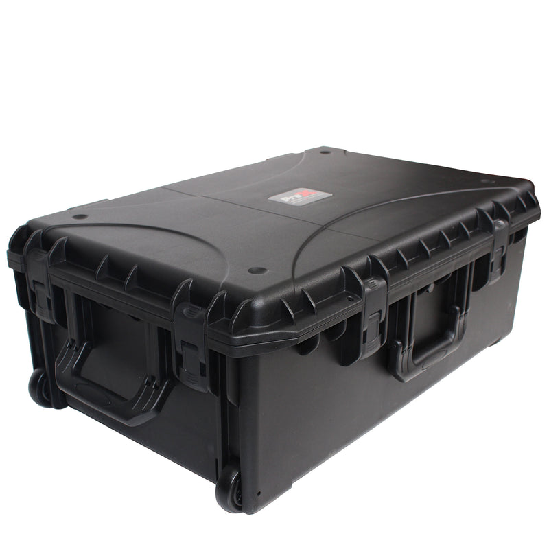 PROX-XM-1101HW Watertight Case - VaultX Large Watertight Case W-Extendable Handle, Wheels and Pluck-N-Pak Foam