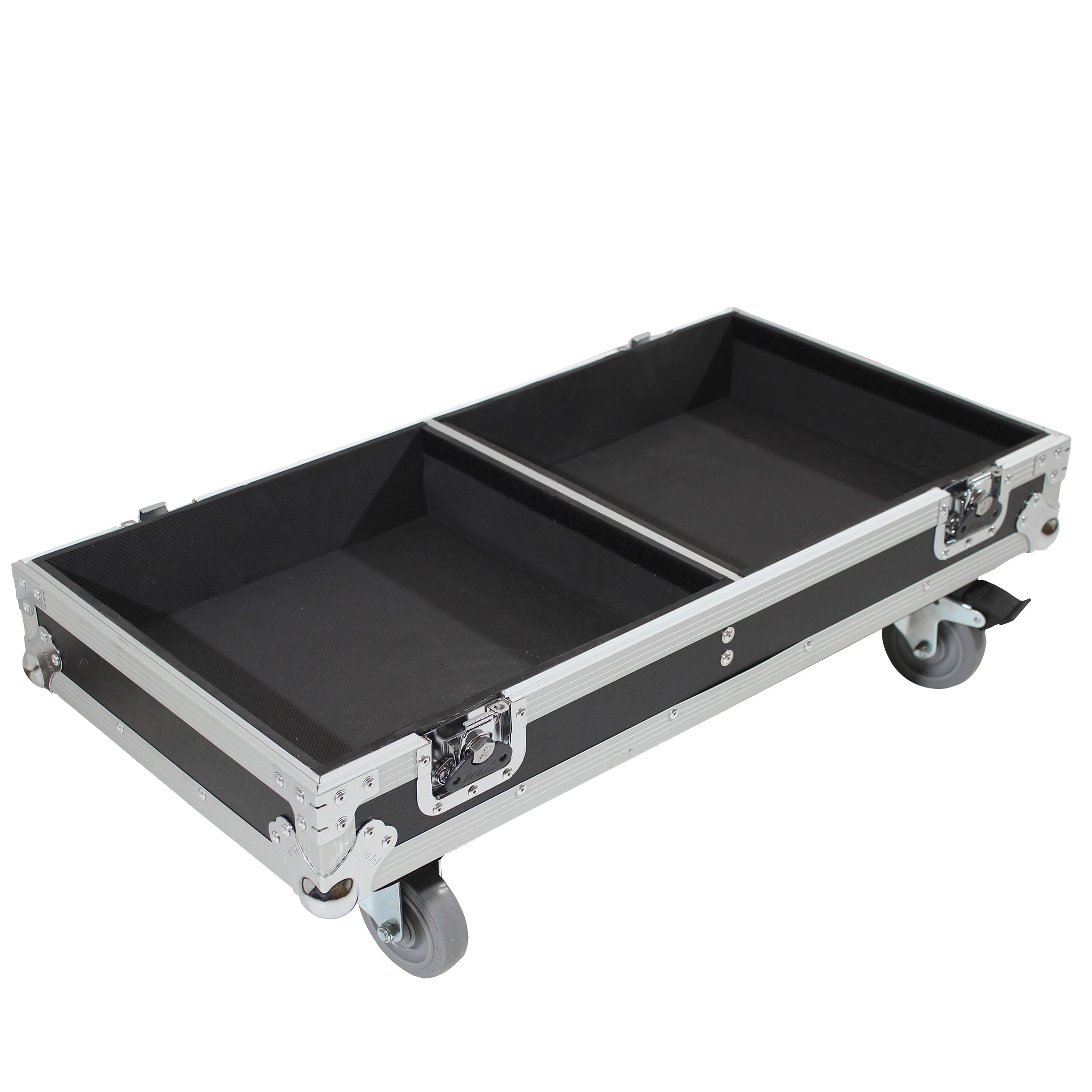 PROX-X-QSC-K12 Speaker Road Case - ProX ATA style Flight Case for 2x QSC K12 or K12.2 Speakers