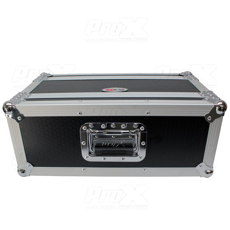 PROX-X-4U7D Road Case - 4U Deluxe Effects Rack 7" Deep Rail to Rail W/Handle