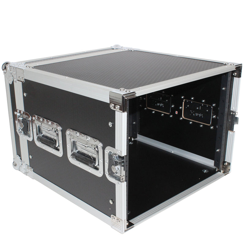 PROX-XS-8R18 - 8U Space Amp Rack Mount ATA Flight Case 18 Inch Depth