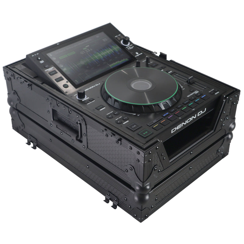 PROX-XS-CDBL CD Player Road Case - Flight Case for CDJ-3000|SC6000 PRIME| Black on Black