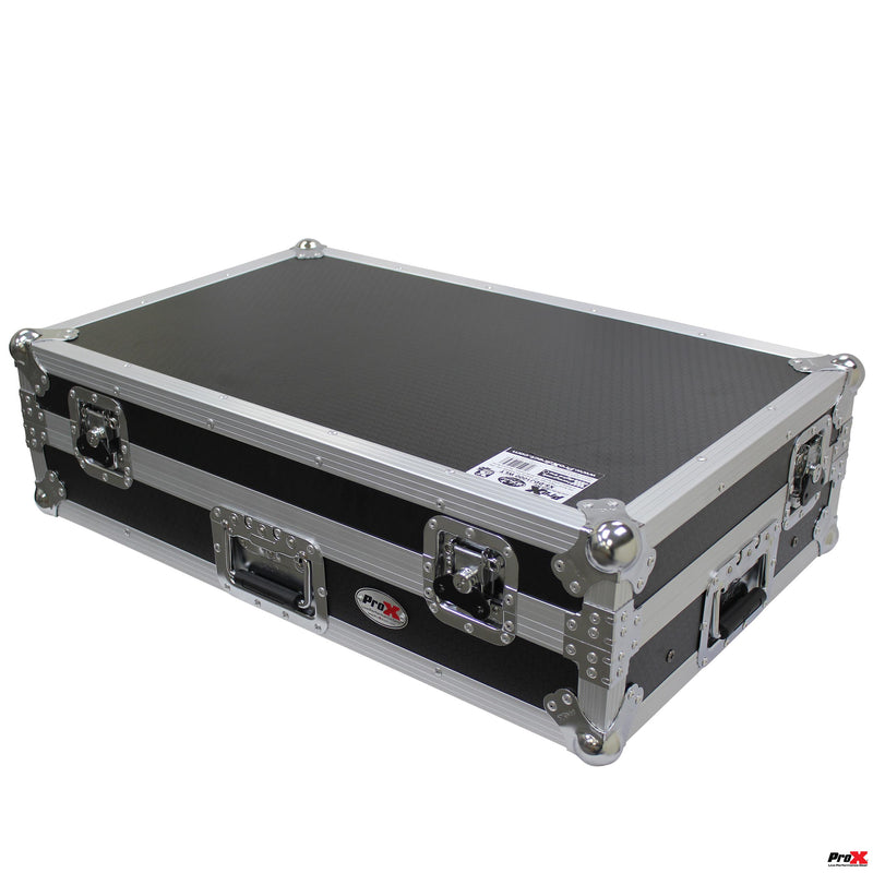 PROX-XS-DDJ1000 WLT - Flight Case for Pioneer DDJ-1000 and DDJ-1000 SRT Digital Controller W-Laptop Shelf and Wheels