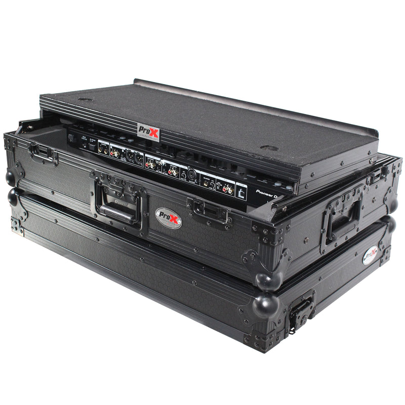 PROX-XS-DDJ800 WLTBL - Flight Case For Pioneer DDJ-800 Digital Controller W-Sliding Laptop Shelf and Wheels