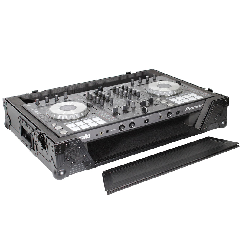 PROX-XS-DDJSX BL - Flight Case For Pioneer DDJ-SX2 DDJ-SX3 DDJ-RX Digital Controller | Black on Black