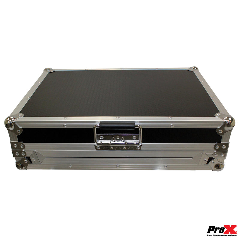 PROX-X-DJ202LT DJ Controller Road Case - Flight Case For Roland DJ-202 Digital Controller W-Laptop Shelf