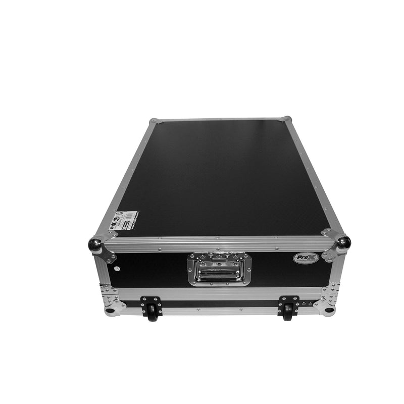 PROX-XS-M3204VLZ4 W - Flight/Road Mixer Case for Mackie M3204VLZ4 Digital Mixer Console W/Wheels