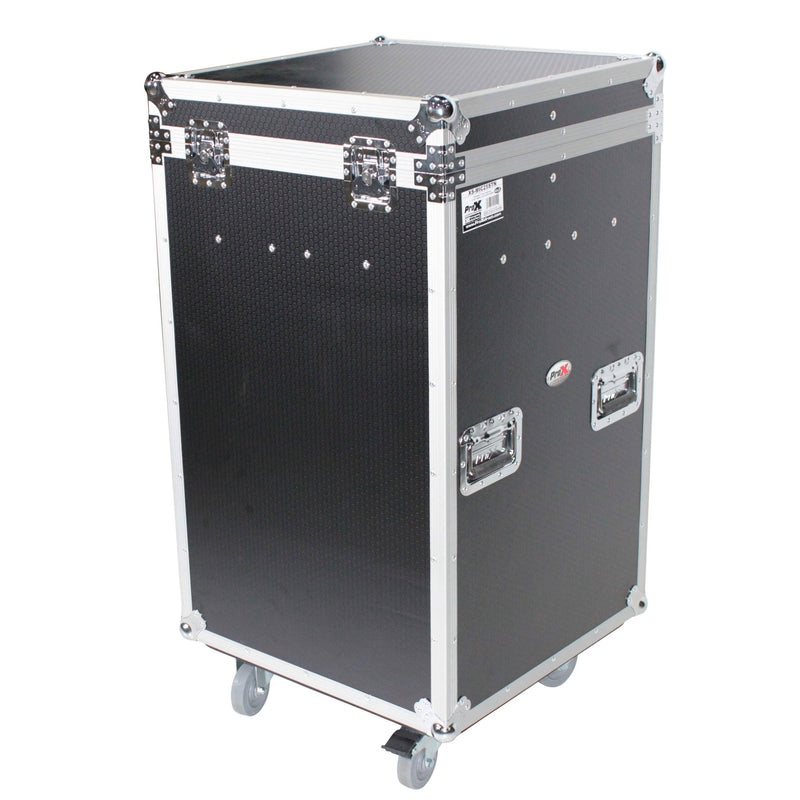 PROX-XS-MIC25STN Microphone Stand Case - ProX XS-MIC25STN Microphone Stand Case Holds up to 25 Units W-Casters