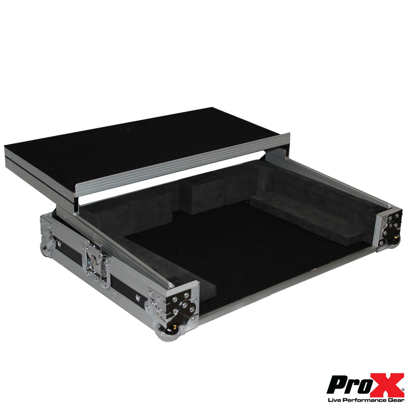 PROX-XS-MIXDECKEX LT - Flight Case for Numark MixDeck Express Digital Controller W-Laptop Shelf